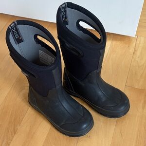 Bogs Black Kids Boots